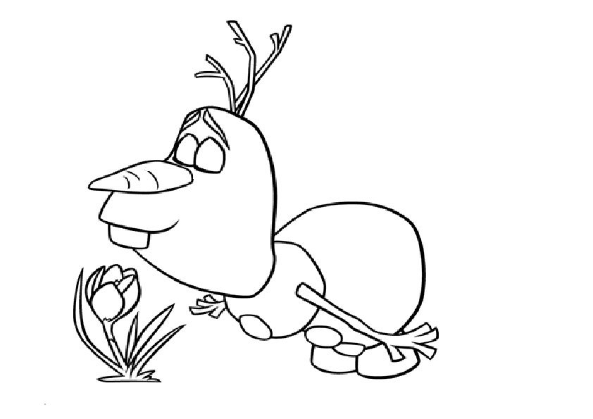 ausmalbilder eiskönigin olaf-5
